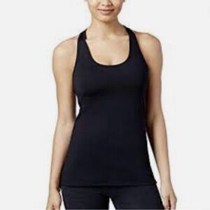 Gaiam Black LenaRacerback Yoga Tank‎ Top Small